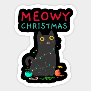 X-mas cat Sticker